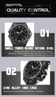 Reloj Deportivo Para Hombre SANDA Resistente Al Agua Con Alarma Reloj De Pulsera Cuarzo Digital Material De Correa De Silicona Estilo round - details 14