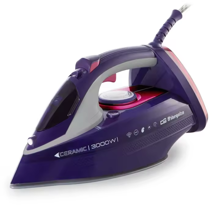 Orbegozo SV 3000 Plancha vapor-seco Suela de cerámica 3000 W - 1