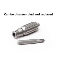 Mini Destornillador De Aleación De Titanio Con Cabeza De Destornillador De Acero S2 Y Llavero De Acero Inoxidable EDC Herramienta Pequeña Portátil Pendant Key - details 3