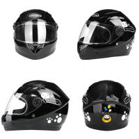Casco De Motocicleta Para Niños Con Protección Completa Desmontable Adecuado Para Todas Las Estaciones Seguridad Deportiva Para Niños - details 5