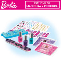 Barbie - Estuche manicura y pedicura para niñas con accesorios - details 1