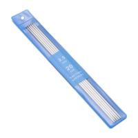 Juego De 5 Agujas De Tejer Rectas 20cm Y Gancho De Crochet De Acero Inoxidable Para Tejer Suéteres Herramientas De Tela Unisex Tamaños 2-5mm - details 4