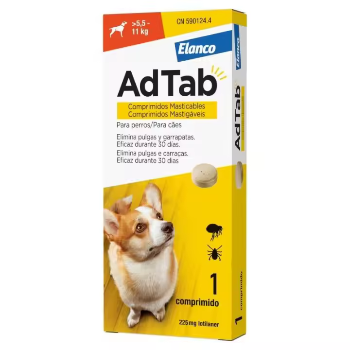 Comprimido Masticable para perro de tamaño medio de 5.5 a 11 kg, 1 ud - 1