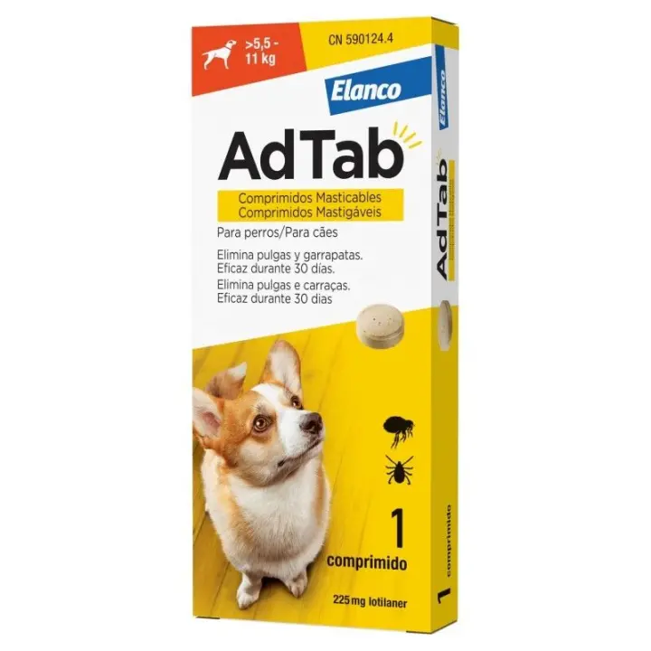 Comprimido Masticable para perro de tamaño medio de 5.5 a 11 kg, 1 ud - 1