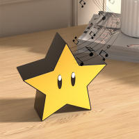 Lámpara De Noche LED Estrella Con Música Y Recarga USB Regalo Para Niños Luz Atmosférica Para Escritorio Forma De Estrella - details 3