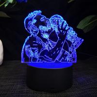 Lámpara De Noche 3D De Lionel Messi Control Remoto Y Táctil Cambio De Color En 16 Tonos Decoración Para Habitación Regalo Para Fanáticos Luz De Mesa Para Dormitorio - details 4