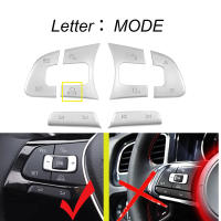 Cubierta De Botones Para Volante De Coche Para VW Volkswagen GOLF 7 MK7 Passat B8 Tiguan L Pegatina De Decoración Interior ABS - details 3