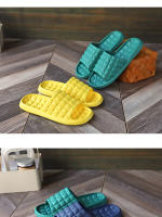 Zapatillas De Baño Para Hombres Y Mujeres 2024 Antideslizantes Con Plataforma Gruesa Cómodas Para Uso Doméstico Y Playa Sandalias De Tobillo Adhesivas De Sintético Para Interior Y Exterior - details 14