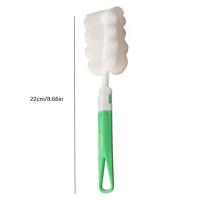 Cepillo De Esponja Suave Para Botella Y Vaso Con Mango Largo Herramienta De Limpieza Para Cocina Eco-amigable Para Mujeres Y Hombres Uso Doméstico Y Escolar - details 7