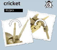 Mini Serie De Insectos Bloques De Construcción Unicornio Scarab Cucaracha Juguetes De Artesanía Pequeños Animales Para Niños Regalo De Navidad - details 15