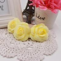 10pcs Flores Artificiales De Seda Rosa Hechas a Mano Para Decoración De Boda Accesorios Para Ropa Y Sombreros Clip DIY Wreath Hat Dress - details 11