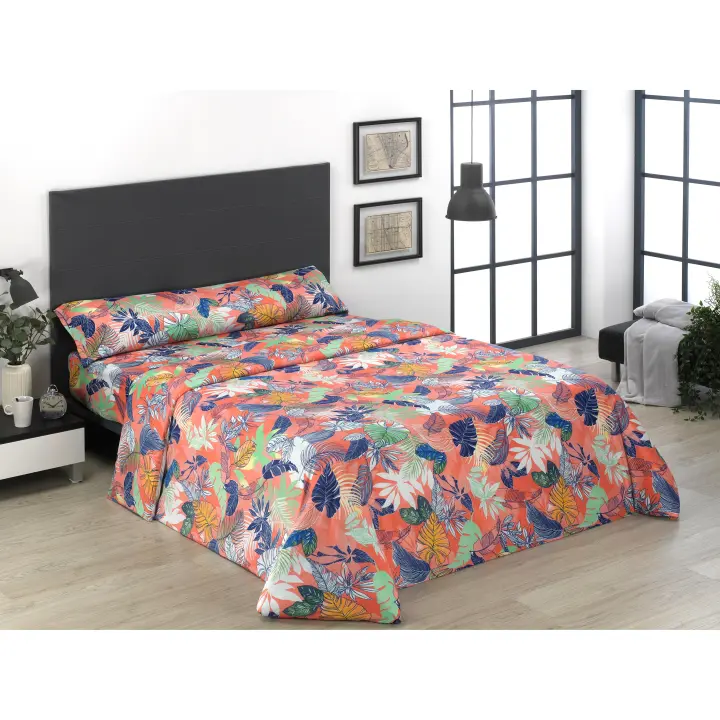 Novotextil Juego de Funda Nórdica 3 Piezas de Microfibra Suave Transpirable con Estampado Moderno Ideal Cama Individual o Doble Material de Alta Calidad Proporciona Confort Frescura Perfecta Todo el Año Suave al Tacto Resistente - 1