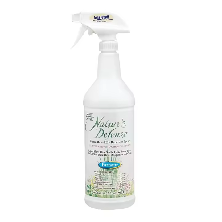 NATURE’S DEFENSE® 946 ml tonificante y acondicionador natural del pelo y la piel para caballos Vetnova - 1