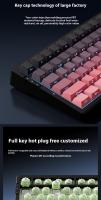 MCHOSE G75 Teclado Mecánico Tri-modos Bluetooth Inalámbrico 87 Teclas Para PC Y Laptop Periféricos De Juegos Deportivos Regalos - details 7