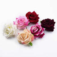 Rosa De Seda 10CM Flores Artificiales Para Bodas Navidad Arcos De Jardín DIY Regalo Adorno De Casa Y Cabeza - details 11