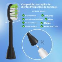 Cabezales De Cepillo De Dientes Reemplazables 10 Pack Compatible Con Philips One Series Sonicare Recargable HY1200/06 BD1003/AZ Para Adultos - details 2