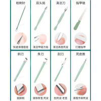 Kit De Manicura Y Pedicura Profesional 16 Piezas Herramientas De Cortador De Uñas Con Bolsa De Viaje Plegable Verde Alta Calidad - details 1