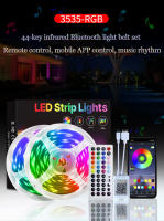 Tira De Luz LED RGB 3535 5M/20M 24V Controlable a Través De Aplicación Bluetooth Con Remote De 44 Teclas Para Decoración De Habitaciones TV - details 0