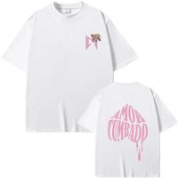 Camiseta Hip Hop Oversize Para Hombre Y Mujer Con Estampado De Sloth En Rosa Pink De Natanael Cano Moda Casual Transversal - details 1
