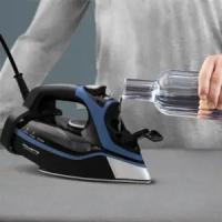 Plancha de Vapor Rowenta DW9411 Steamforce Plus, Regalo Quitapelusas Rowenta JA7002 Recargable, 3000 W, Golpe de Vapor 250 g/min, Depósito 0.35 Litros, Microsteam 400 HD Profile, Antigoteo, Antical, Vapor Vertical, Azul - details 7