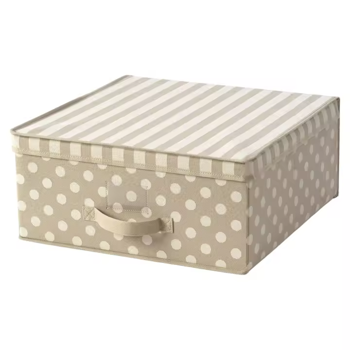 Cosatto Caja de almacenamiento de tela con tapa, 45 x 45 x 20 cm. Caja para guardar ropa en el armario. - 1
