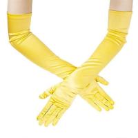 Guantes largos de satén compatibles con guantes de boda para mujer Guantes de rendimiento Guantes de satén - details 3