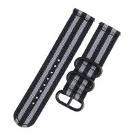 Correa De Reloj De Lona De Náilon Para Hombre Con Estampado Rápido De 18mm 20mm 22mm 24mm Compatible Con Amazfit Y Samsung Galaxy Watch Sport - details 13