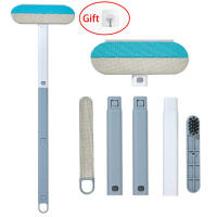 Cepillo Multifuncional Para Pelos De Mascotas Con Mango Largo Herramienta De Limpieza De Ventanas Para Gatos Y Perros - details 1