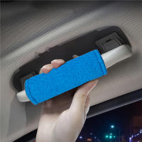 4Pcs Fundas Para Manijas De Techo De Coche En Tela De Gamuza Suave Decoración De Apoyo De Mano Para Interior Automóvil Protección De Guantes - details 5