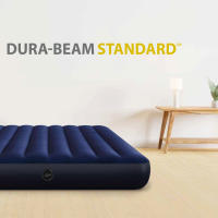 Intex Cama Colchon hinchable 137X191X25CM Altura 25 cm, Colchon hinchable Intex premium,Cama de aire inflable para camping Color Azul oficial y original calidad de confianza - details 2