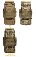 Mochila de Tela Oxford de 65L para Exterior, mochila táctica de camuflaje para senderismo, mochila de montañismo, mochila de viaje para parampar para helbres - details 8