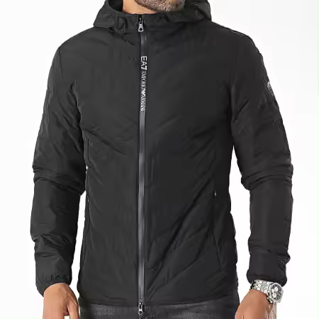 Cazadora Armani Pb14 I24 Negro Amczmi2414Bd - 1