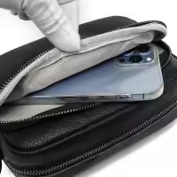 Bolso cruzado de piel auténtica para mujer, bandolera de diseñador de lujo, Color sólido, 100%, 2023 - details 31