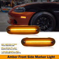 2pcs Lámparas De Marca Lateral Para Mazda Miata MX-5 1990-2005 Señal De Girado Luz De Conducción Luz De Parada OEM Lámparas Laterales 12V ABS LED - details 4