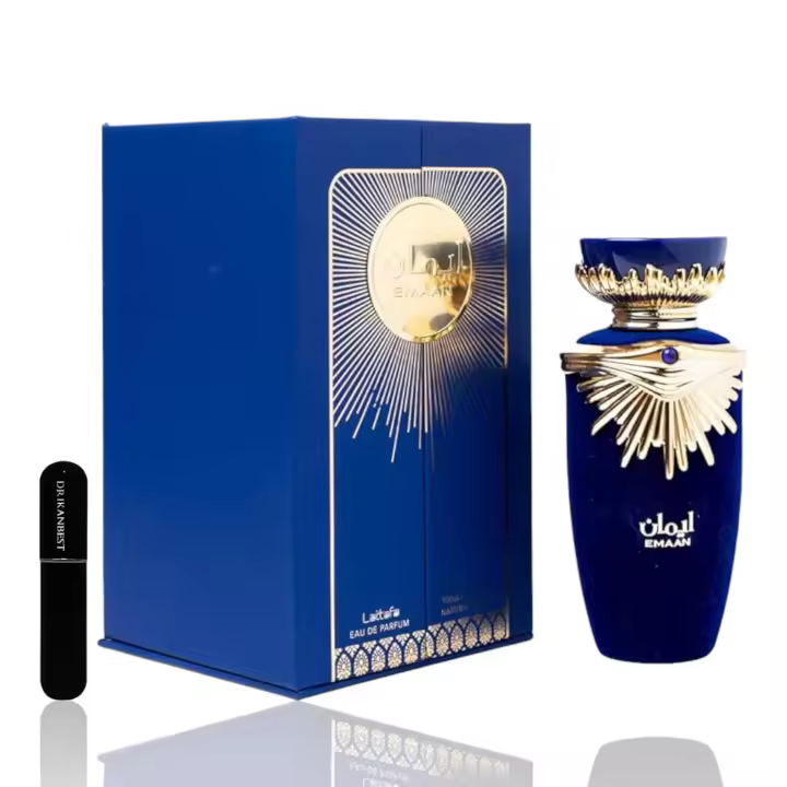 Perfume Perfume Emaan by Lattafa Eau de Parfum 100ml (ORIGINAL) Eau de Parfum mujer+Regalo Atomizador DRIKANBEST recargable 5ml - 1