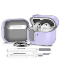 Carcasa Con Cerradura Segura Para Samsung Galaxy Buds 3/3 pro Con Kit De Limpiador Y Llavero Carcasa Para Auriculares Inalámbricos Samsung Galaxy Buds 3 Material TPU - details 14