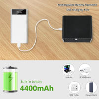 Lámpara De Pared LED Recargable Con Control Remoto Y Luz RGB Iluminación Ajustable Sin Cable Decoración Moderna Para El Hogar - details 5