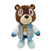 Oso De Peluche Kawaii Kanye Dropout Decoración De Habitación Suave Y Cálida Juguete Ideal Para Regalo De Cumpleaños - details 4