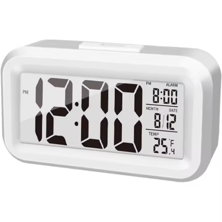 Reloj Despertador Digital Actualizado con Pantalla LED de 4,3 Pulgadas y Temperatura Portátil - 1
