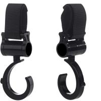 2x Ganchos Cochecito Carro Percha para Bebe Bolsas Carrito con Velcro Ganchos Carrito Bebé Engancha Bolsas DE LA, Bolso o Cambiador EN EL Manilar DE LA Sillita, Cochecito o Silla de Rueda - details 0