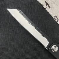 Cuchillo De Bolsillo Mini Higonokami Con Hoja De Acero Damasco Y Mango De Latón Para Camping Y Uso Táctico Multifuncional Herramienta De Mano - details 1
