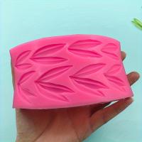Molde De Silicona En Forma De Hoja De Bambú Estilo Chino Para Decoración De Pasteles Y Galletas Eco-amigable Pieza Individual - details 3