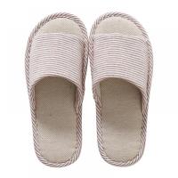Zapatillas De Lino Para Hombre Y Mujer Transpirables Antideslizantes Cómodas Para Interior Playa Casuales Sin Tacón - details 2