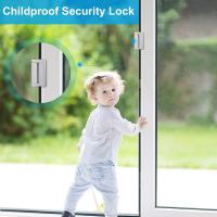 Cerradura De Seguridad Para Puerta Con Reinforcement De 3" Y Resistencia a 800 Lbs Cerradura Infantil Para Puertas Adelantadas Venta Individual - details 4