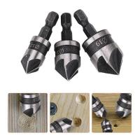 Juego De 3 Piezas De Brocas De HSS Para Taladro Cincel Hexagonal 90 Grados Herramientas De Carpintería Para Madera Broca De Acero Al Carbono - details 7