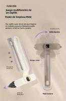 Cepillo De Limpieza Para Paredes De Azulejos Del Baño Con Cepillo Rotativo Y Bristles Fuertes Para Espacios Estrechos Cepillo De Mano Ecológico Para El Hogar - details 2