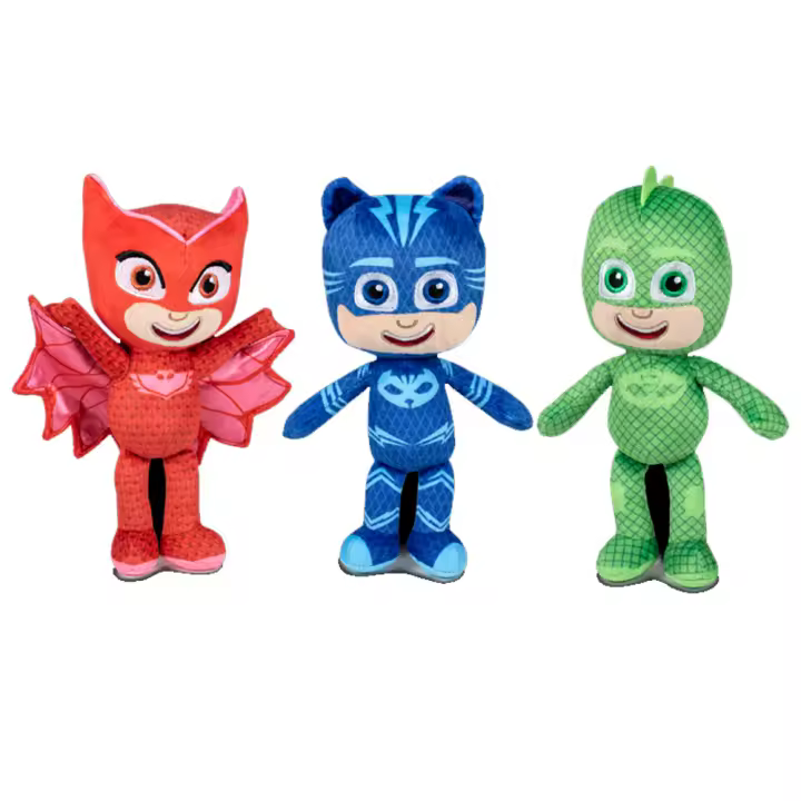 PELUCHE PJ MASKAS SET 3 MODELO SURTIDOS 22CM - 1