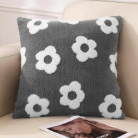Funda De Cojín Floral Lujo 18x18 Pulgadas Para Sofá De Sala Decoración Del Hogar Pareja Funda De Cojín De Almohada De Apoyo - details 4