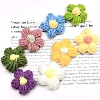 10Pcs Pétalos De Flor De Algodón Maternado Artificial Para Tejer Manualmente Patch De Ropa Y Decoración De Costura Estilo Rosa - details 7