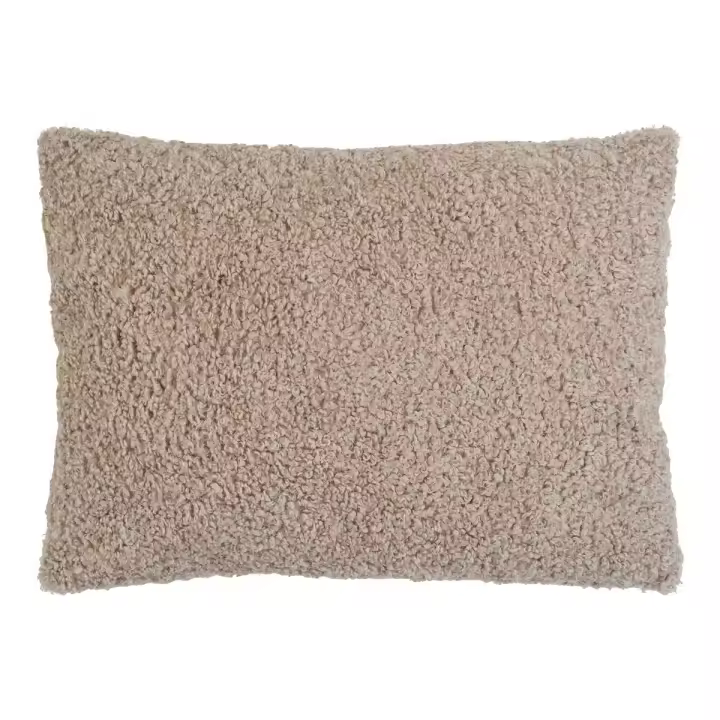 Almohada Tavira decorativa, Algodón, Beige, 45x60x15 cm - 1